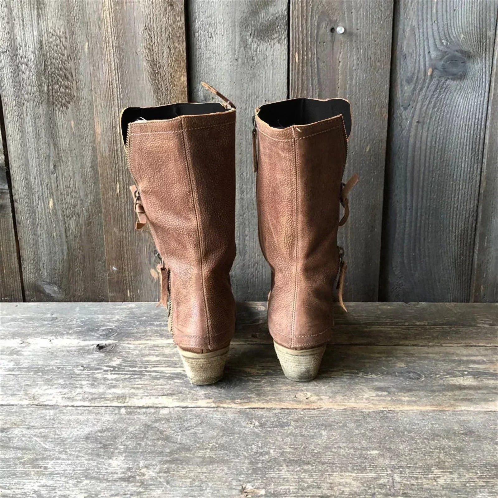 Casa Penélope | Amparo™ - Botas Vaqueras de Invierno para Mujer con Forro Cálido y Tacón