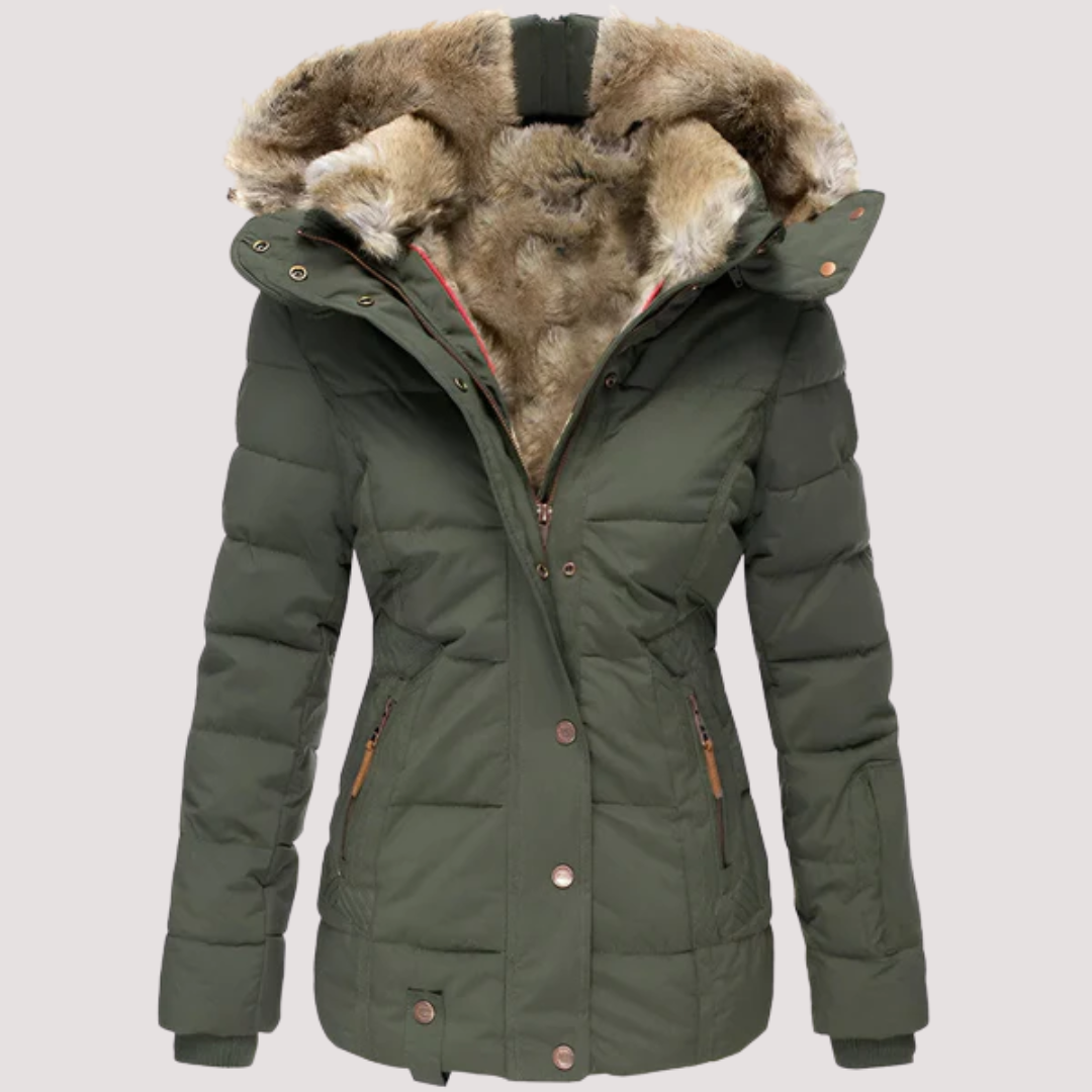 Casa Penélope | Concepción™ - Chaqueta Premium Acolchada con Capucha y Diseño Ajustado