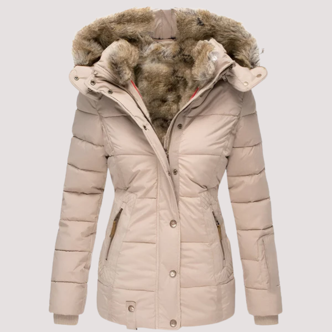 Casa Penélope | Concepción™ - Chaqueta Premium Acolchada con Capucha y Diseño Ajustado