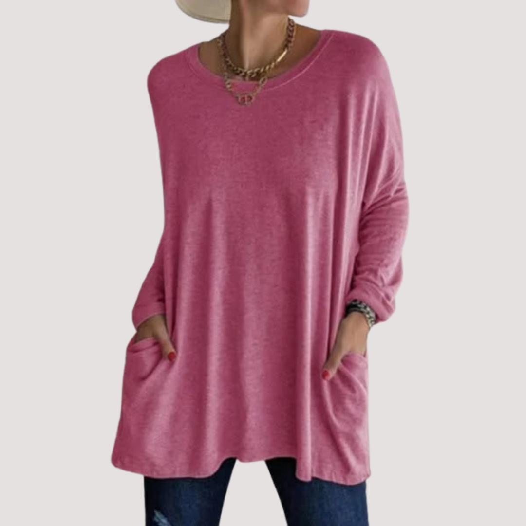 Casa Penélope | Blusa Carolina™ - Jersey de Manga Larga Relajado