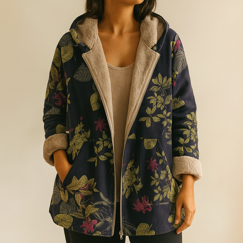 Casa Penélope | Camellia - Chaqueta Cálida con Forro de Forro Polar