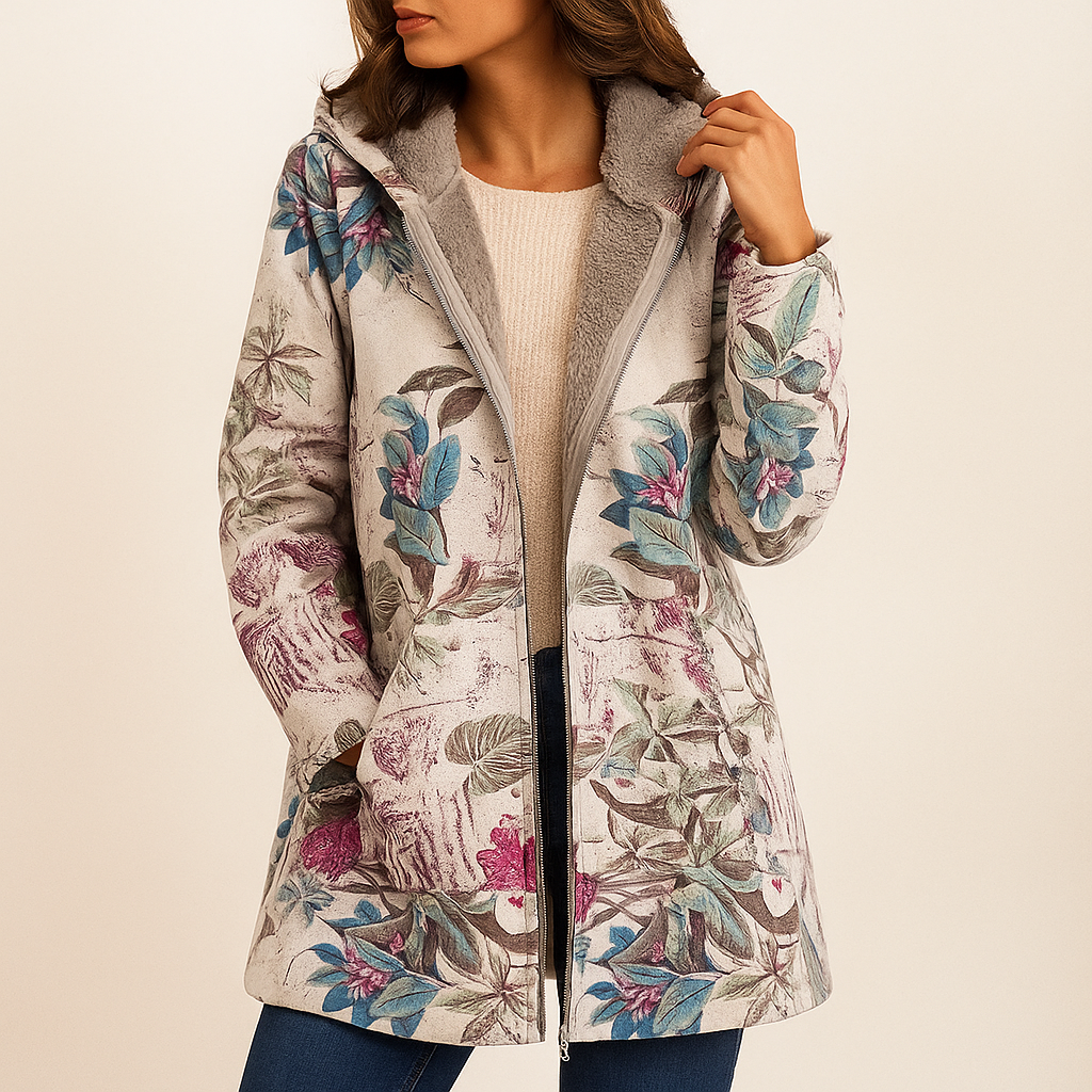 Casa Penélope | Camellia - Chaqueta Cálida con Forro de Forro Polar