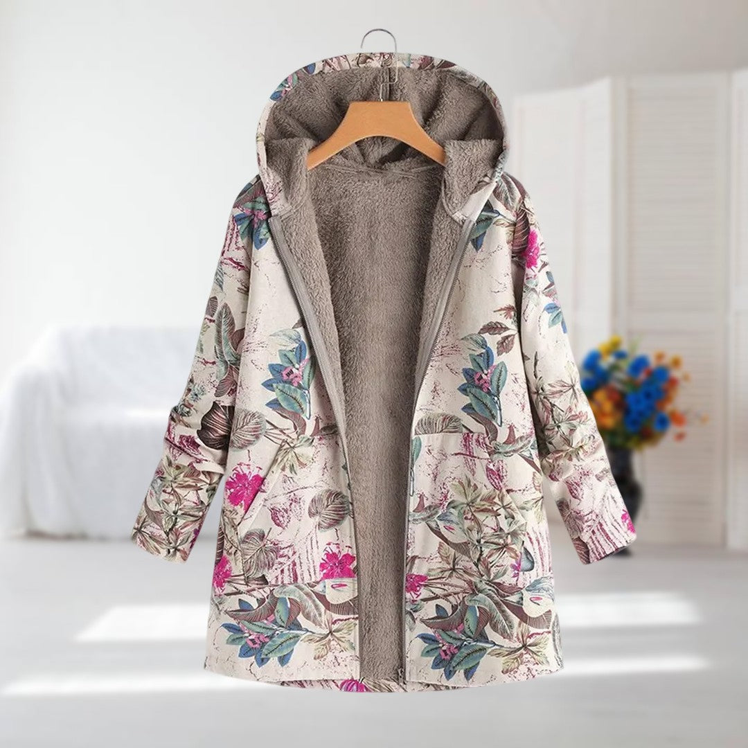 Casa Penélope | Camellia - Chaqueta Cálida con Forro de Forro Polar