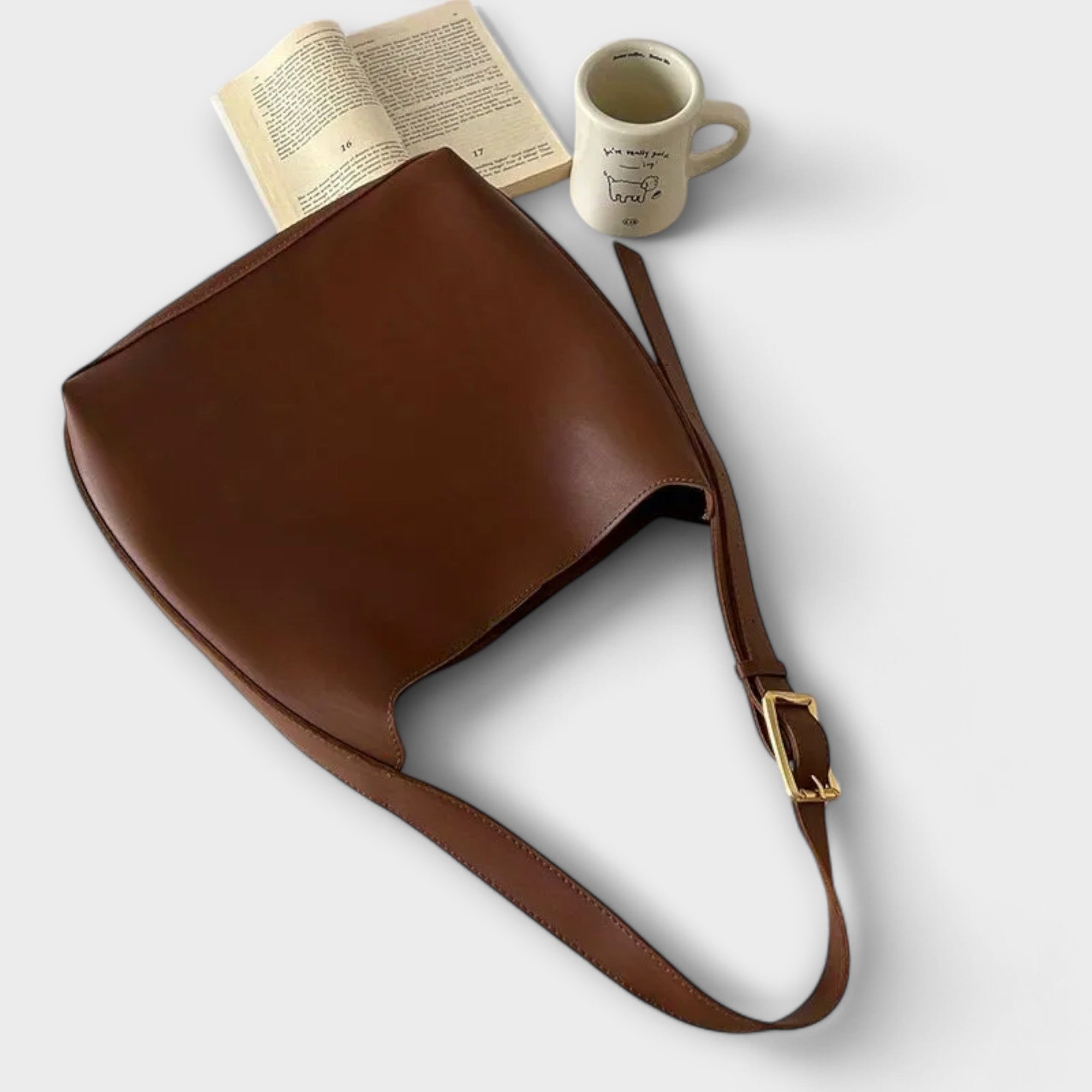 Casa Penélope | Lora™ – Elegante bolso de hombro de cuero