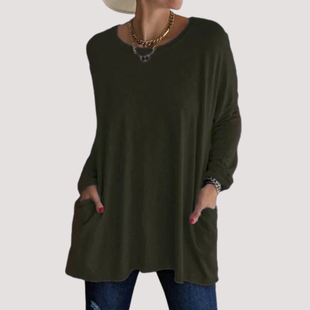 Casa Penélope | Blusa Carolina™ - Jersey de Manga Larga Relajado