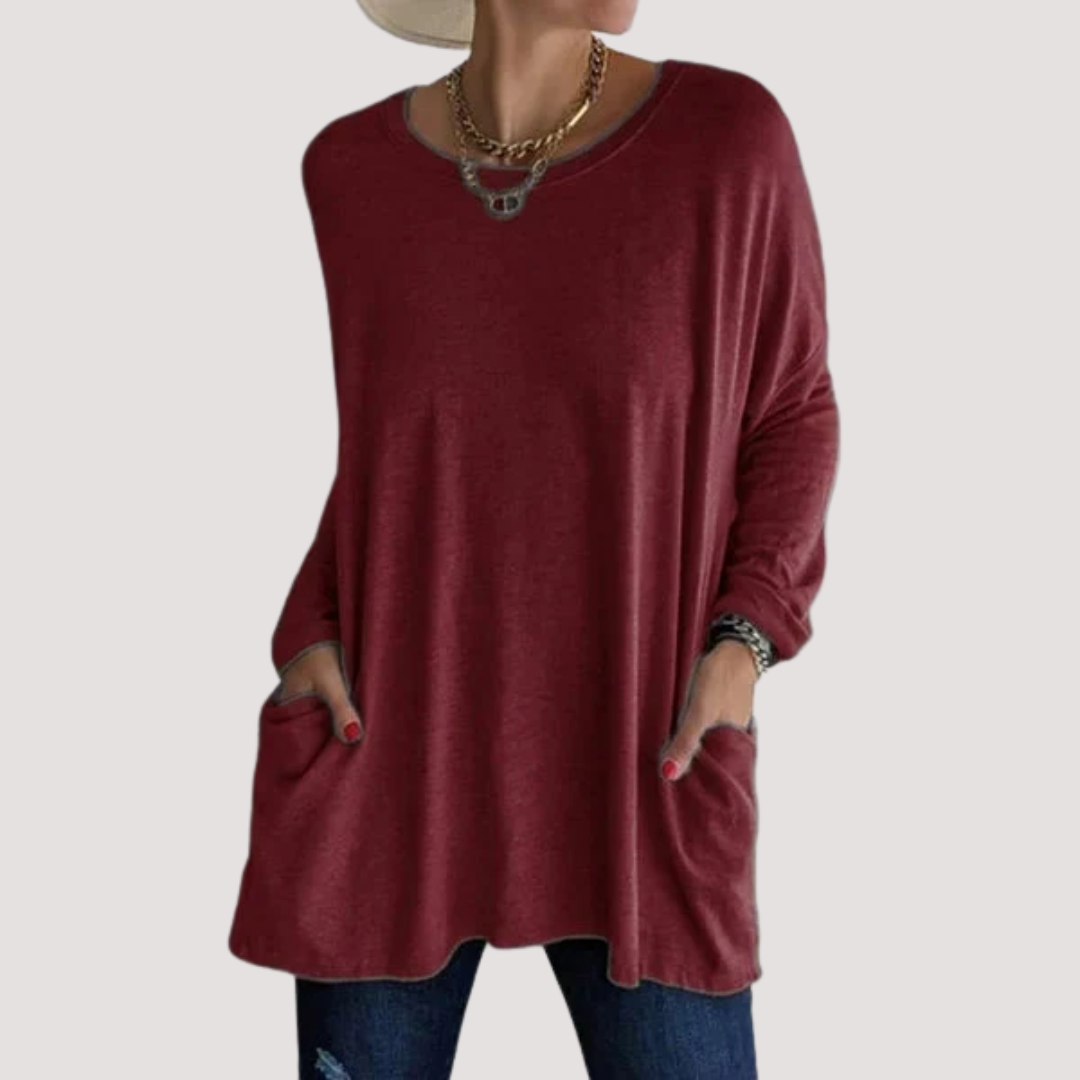 Casa Penélope | Blusa Carolina™ - Jersey de Manga Larga Relajado