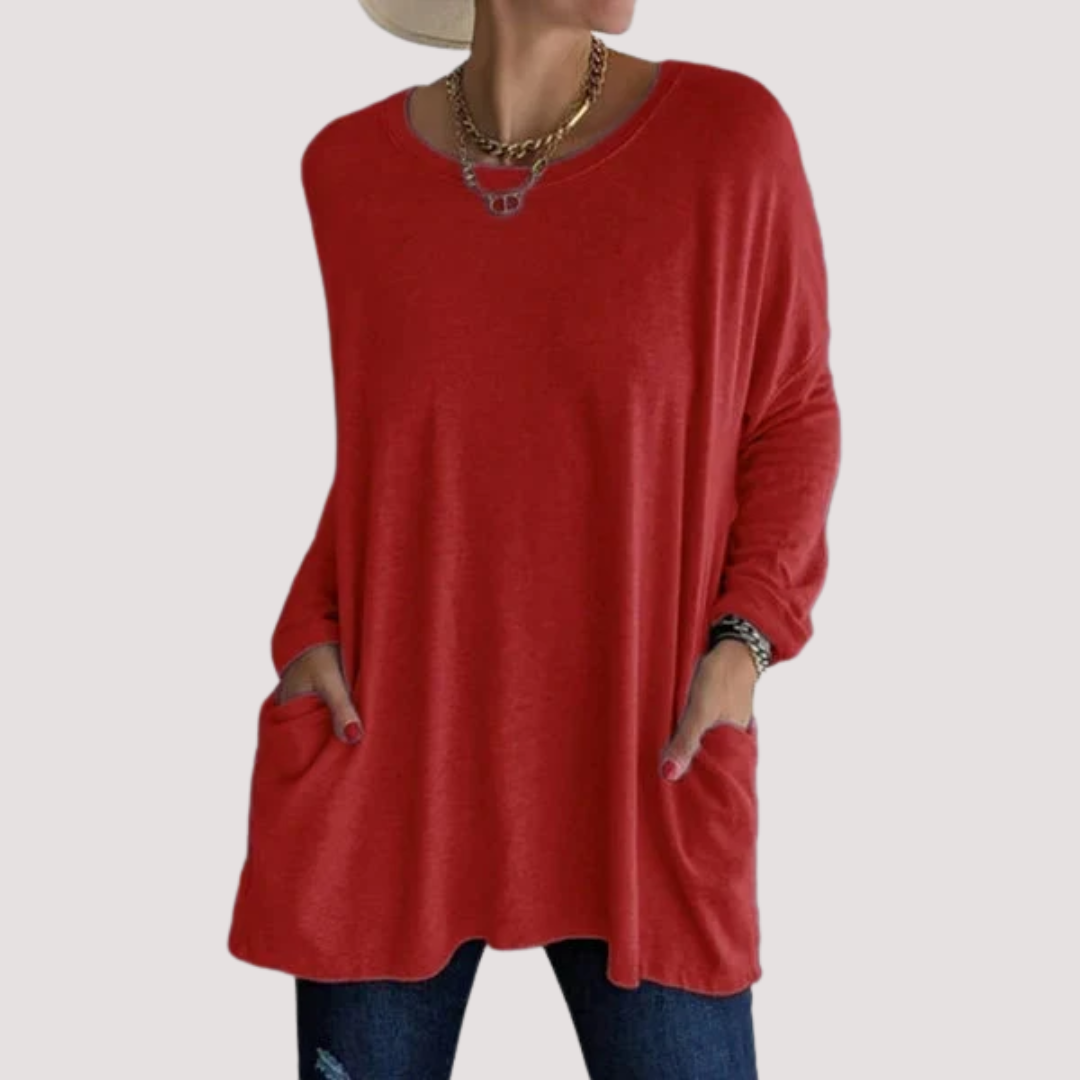 Casa Penélope | Blusa Carolina™ - Jersey de Manga Larga Relajado