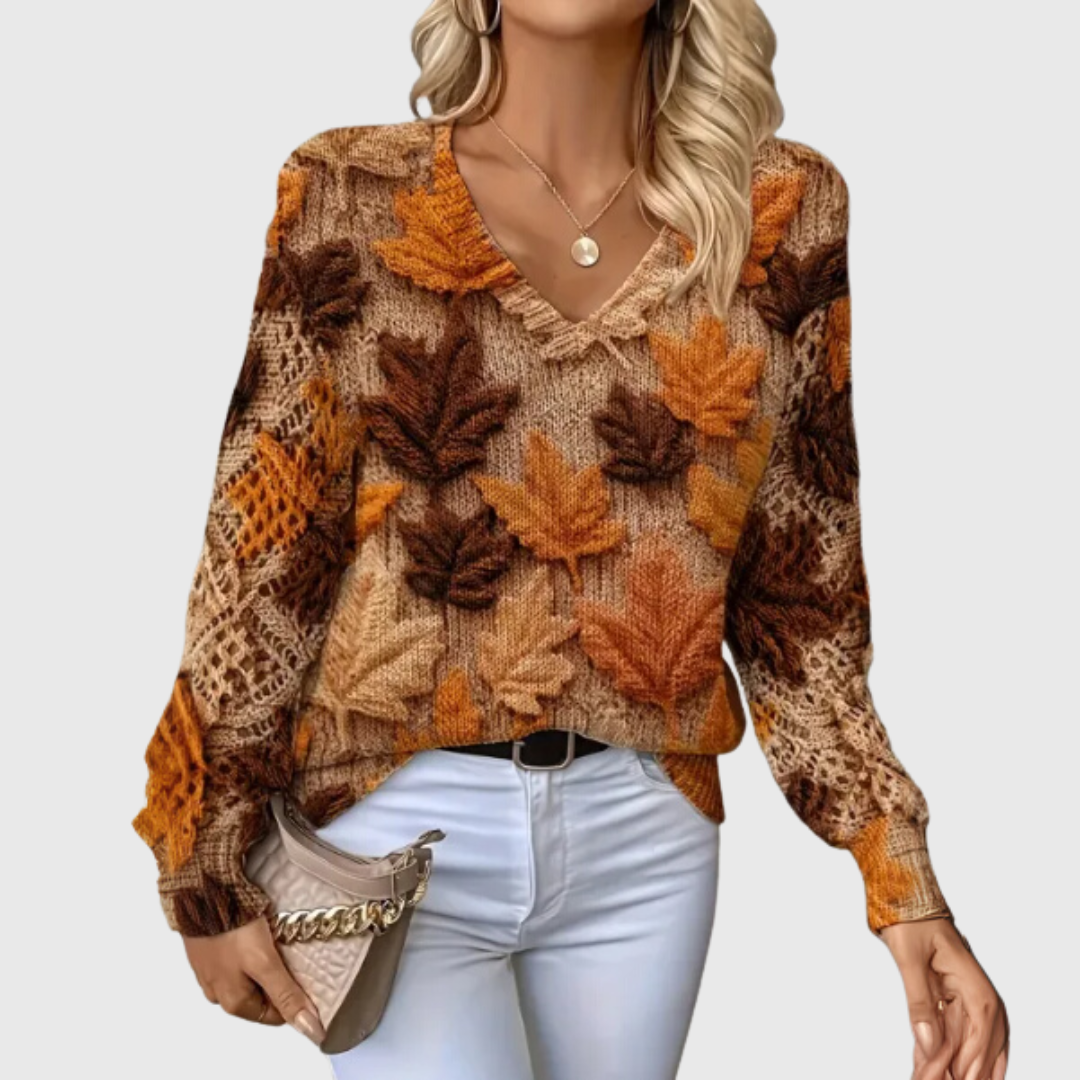 Casa Penélope | Blusa Elena™ - Jersey Elegante con Diseño Floral
