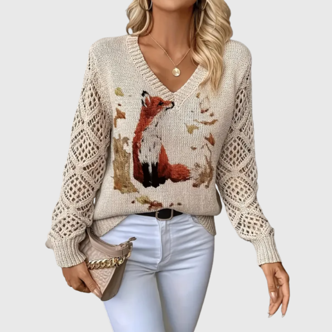 Casa Penélope | Blusa Elena™ - Jersey Elegante con Diseño Floral