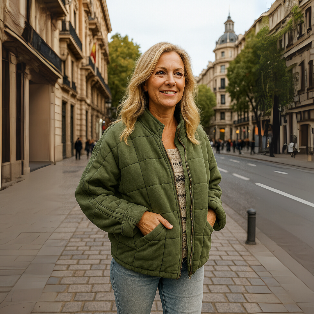 Casa Penélope | Mayte™ - Chaqueta Acolchada con Cremallera