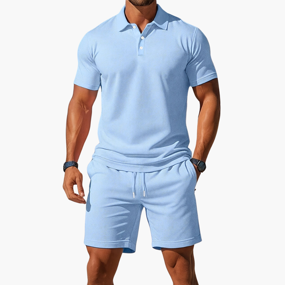 Conjunto de polo de verano