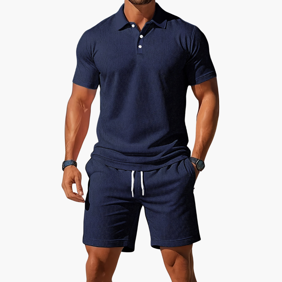 Conjunto de polo de verano