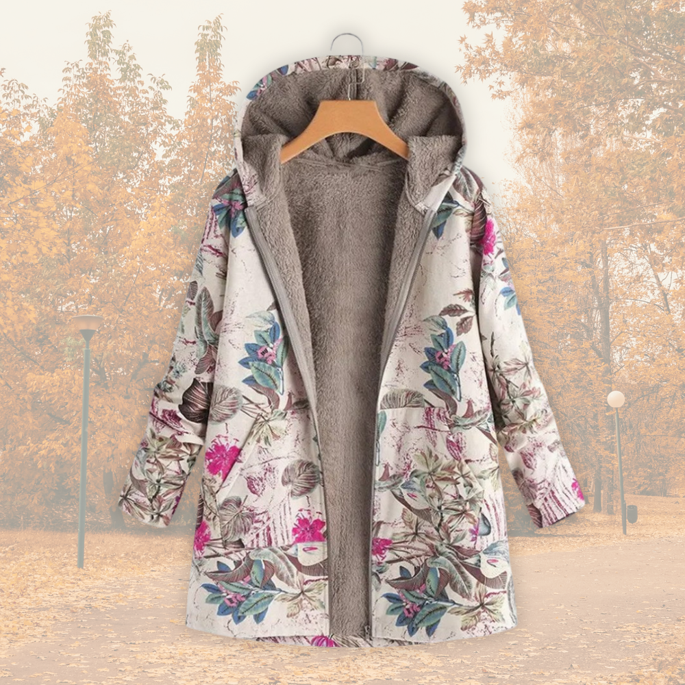 Casa Penélope | Camellia - Chaqueta Cálida con Forro de Forro Polar