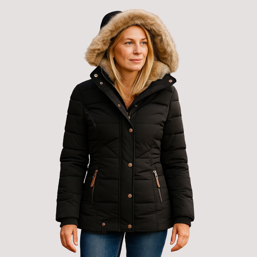 Casa Penélope | Concepción™ - Chaqueta Premium Acolchada con Capucha y Diseño Ajustado